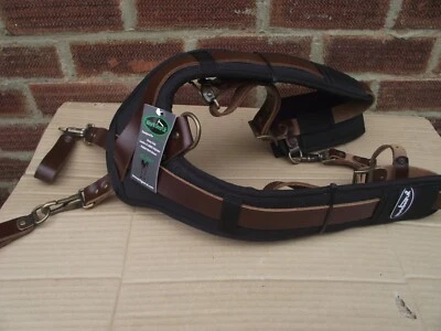 £37.99 • Buy Workgear Heavy Duty Leather & 1680d Polyester Padded Work Braces Belt WG-HDB07