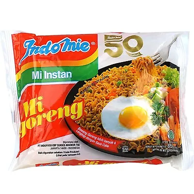 Indomie Mi Goreng Fried Instant Noodles Halal Full Case 40 X 80g DATED 11/22 • £13.99