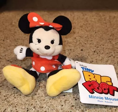 Disney Minnie Mouse Stuffed Plush Tiny Big Feet Mini  Micro • $10