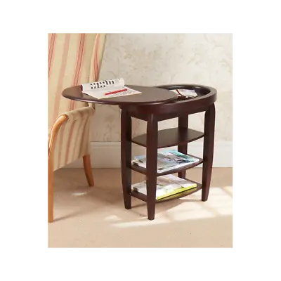 Swivel Top Side Table - Mahogany        • £76.80