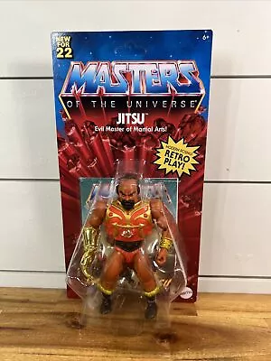 Mattel Masters Of The Universe Jitsu Retro Play Figure New Unpunched Ships Fast! • $19.90