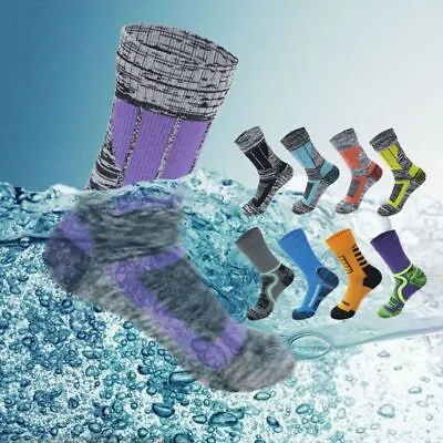 Comfortable Waterproof Socks Hiking Snow Warm Socks  Winter Warm Soft Socks • £11.80