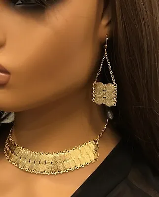 Lira Jewelry Set For Women 24k Dubai Gold Plated Jewelry Middle East Jewelry • $65.54