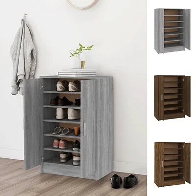 £85.99 • Buy Shoe Bench Engineered Wood Shoe Organiser Rack Hall Bench Multi Colours VidaXL