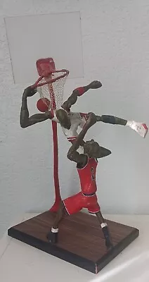 VTG RARE Michael Jordan Dunk Basketball Statue Handmade Original Art OOAK READ • $149.99