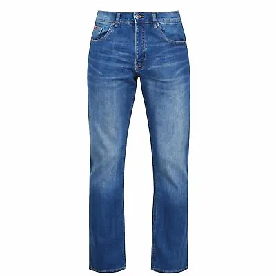 £17.99 • Buy Lee Cooper Bootcut Jeans Mens Gents Pants Trousers Bottoms Lightweight Zip