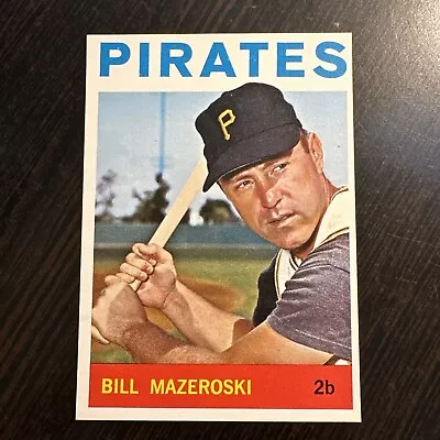 1964 TOPPS BILL MAZEROSKI CARD #570 SP HOF PIRATES NM OR BETTER *rpjh99* • $40