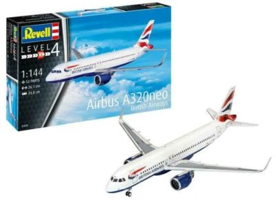 £44.46 • Buy Revell 03840 Airbus A320 Neo British Airways Plastic Model Kit 1:144 Neu