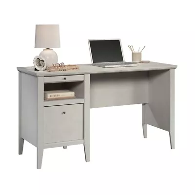 Sauder Larkin Ledge Engineered Wood Desk In Glacier Oak Finish • $292.94