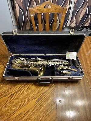 Vintage F.E. Olds & Son The Parisian Ambassador Saxophone France With Case  • $199.99