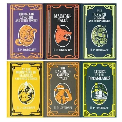 The H. P Lovecraft Collection 6 Books Set Macabre Stories Dunwich Horror • £21.99