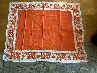 MICHAEL KORS Island Hawaii Cotton Orange/White TROPICAL BEACH Sarong Scarf Wrap • $15