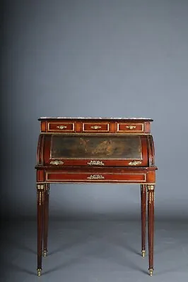 Impressive Roll-Sekräter IN Louis-Xvi-Stil 20. Century Mahogany • $3988.88