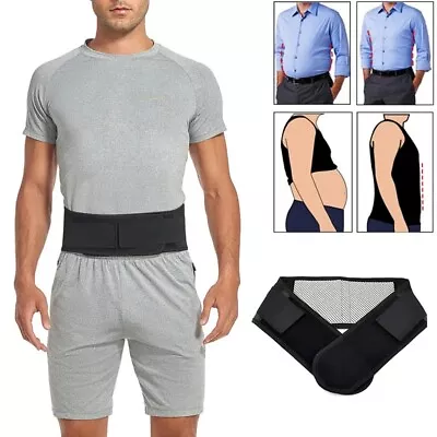 Women Men Lumbar Support Belts Brace Self Heating Magnetic Lower Back Pain Relif • $13.79