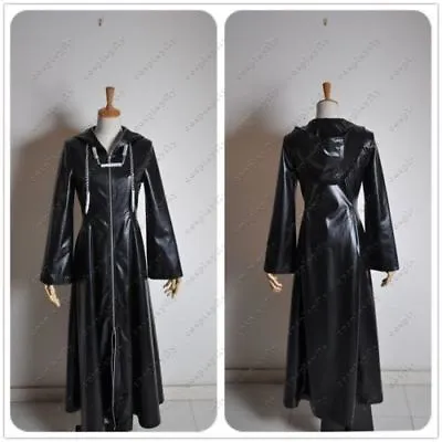 Kingdom Hearts Organization XIII Roxas Black Cloak Cosplay Costume Halloween • $48