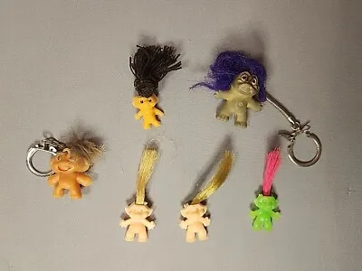 Vintage '60s Mini Troll Doll Lot/4 Vending Machine Variety Of Complexion & Hair • $14.99