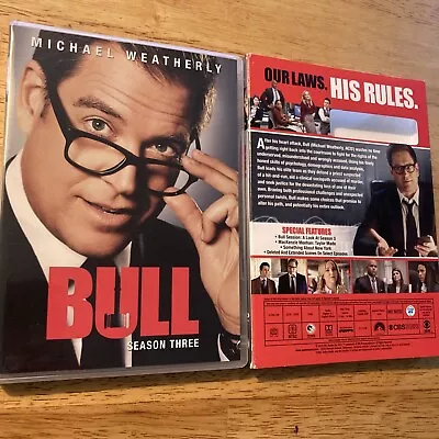 Bull: Season Three Dvd Michael Weatherly NCIS • $9.99