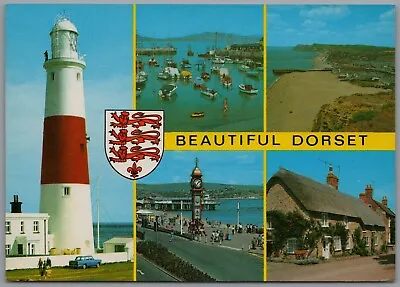 Scenes Of Beautiful Dorset  England Multiview Postcard • £5