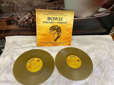 David Bowie Sounds And Vision Double Gold 10 Inch Vinyl Lp Ex Condition • £14.49