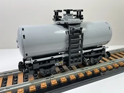 LEGO MOC Oil Tanker Train Carriage Small 12V 9V Town City Trains • $89.95