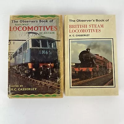 £7.99 • Buy Observers Book Of British Steam Locomotives 1979 & Railway Locomotives 1966