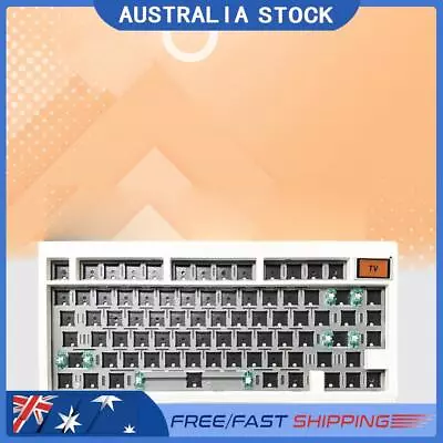 GMK81 RGB Mechanical Keyboard Kit Wired Keyboard 81 Keys Keyboard (White) • $82.89