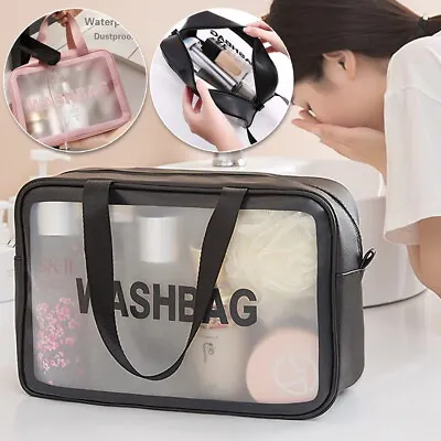 £5.93 • Buy Travel Wash Bags Women Makeup Storage Pouch Cosmetic Toiletry Organizer Case