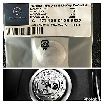 Fit Mercedes Benz AMG 37mm Sticker Start Button Keyless-go Comfort Access C63 • $11
