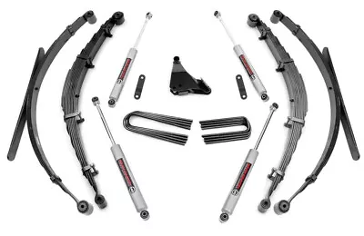 Rough Country For Ford F250 F350 Super Duty 4  Susp Lift Kit W/Leaf Spring 99-04 • $1099.95