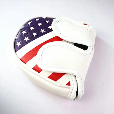 Mallet Putter Cover Headcover Center Shaft Golf Putter Headcover Magnetic USA • $14.72