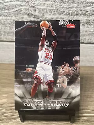 2007-08 Fleer MICHAEL JORDAN #PH8 Playoff Highlights Chicago Bulls GOAT. HOF • $2.84