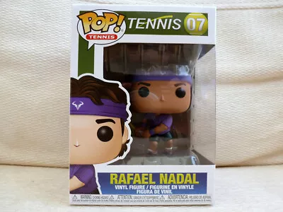 Funko Pop! RAFAEL NADAL #07 Tennis Figure + ATV 0.50mm Protector • £59