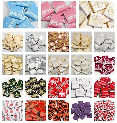 Chocolate Favours - Neapolitan Squares - Wedding Party Baby Shower Halloween • £3.69