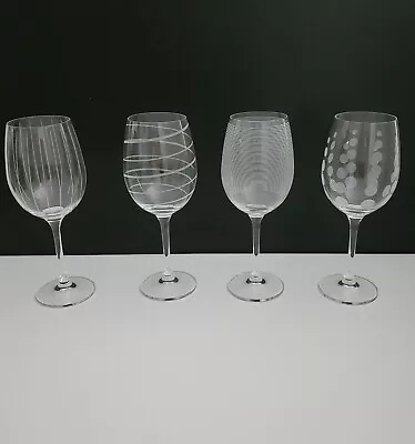 Set Of 4 Mikasa Cheers  White Wine Glasses 8 5/8  Tall.free Shipping • $69.99