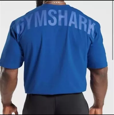 2024 Men American Muscle Shark Street Fitness Gymshark Blue *S-XXL* • $18