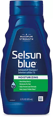 Selsun Blue Moisturizing With Aloe Dandruff Shampoo 11 FL Oz  • £19.64