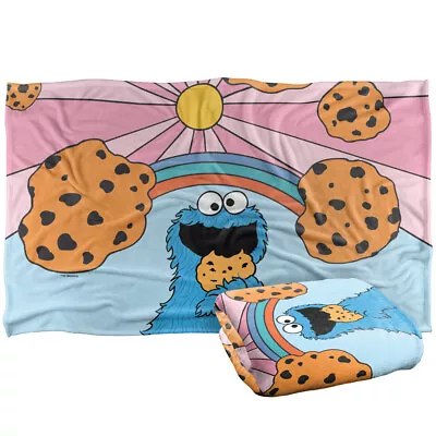 Sesame Street Cookie Monster Sunrise Silky Touch Super Soft Throw Blanket • $37.99