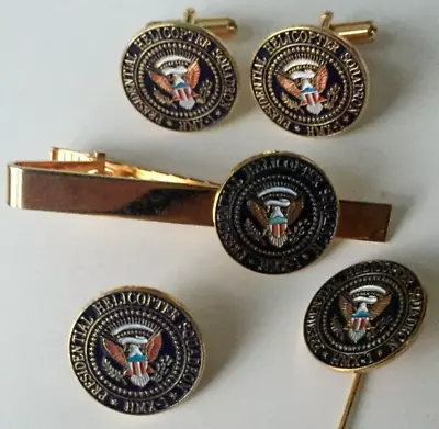 President George W Bush -rare Marine One (hmx-1) Cufflink Set- White House-issue • $295