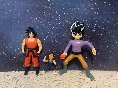 Lot Vintage Dragon Ball Z Action Figures Toys Anime Gohan Vegito Dual Masters • $9.50