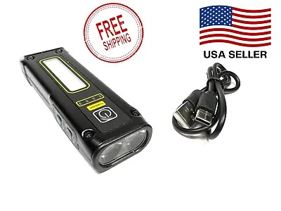 Mini Flashlight LED COB Magnetic Work Torch Light USB Rechargeable Portable US • $11.99