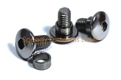 Stainless Steel Motorcycle Fairing Bolts & Spacers Collars Shoulders Choose Size • $16.92
