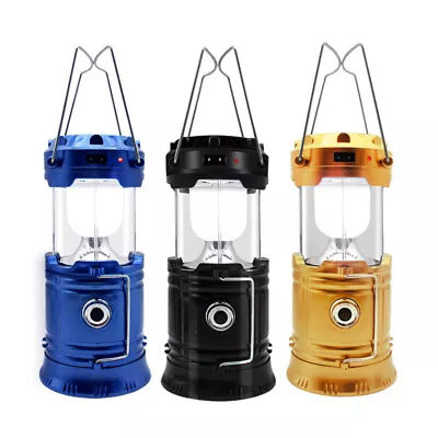 Camping Light LED Tent Lantern Lamp Outdoor Portable USB Rechargeable Night Lamp • £6.59