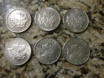 Lot Of 4 Silver Morgan Dollars With 2 Peace Dollars. # Dates • $278