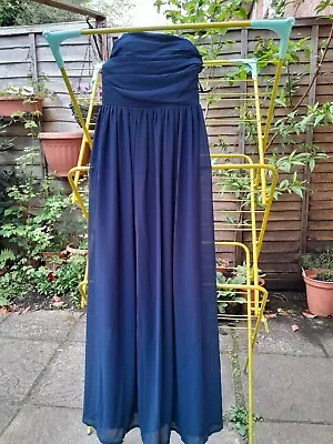 Prom Dress Size 4 Navy Blue • £40