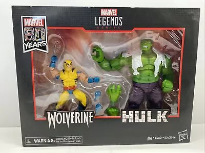 Marvel Legends - Wolverine Vs Hulk - 80 Years 2-Pack First Appearance Sealed • $134.99