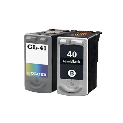 2 Remanufactured Ink Cartridge For Canon MP220 MP450 MP460 MP470 MX300 PG40 CL41 • £31.10