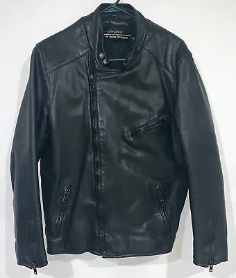 48 TALL Vintage HARLEY DAVIDSON AMF HEIN GERICKE Men’s Leather Motorcycle Jacket • $129.99