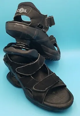$44.99 • Buy Z-Coil Women's Black Strap Sandals Shoes Size 6,  Orthotic Plantar Fasciitis