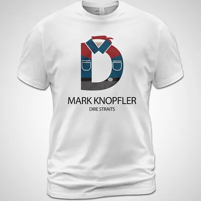Cotton Unisex T-shirt Dire Straits Album Music Shirt Mark Knopfler John Illsley • $17.95