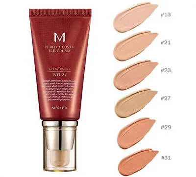 MISSHA M Perfect Cover BB Cream No.13/ 21/ 23/ 27/ 29 / 31 50ml • $13.50